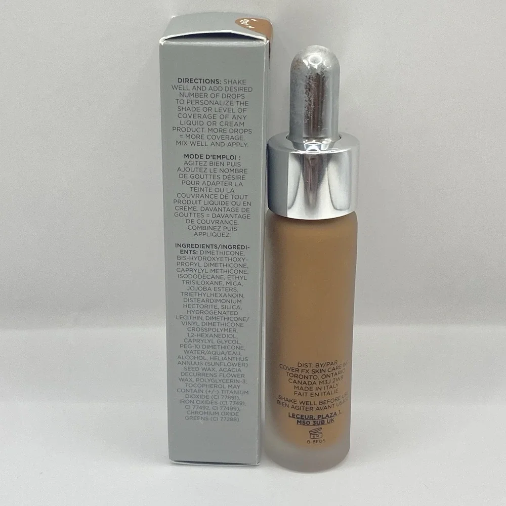 Cover FX Custom Cover Drops ~ N Deep 2 ~ 7.5 ml / 0.25 oz ~ BNIB